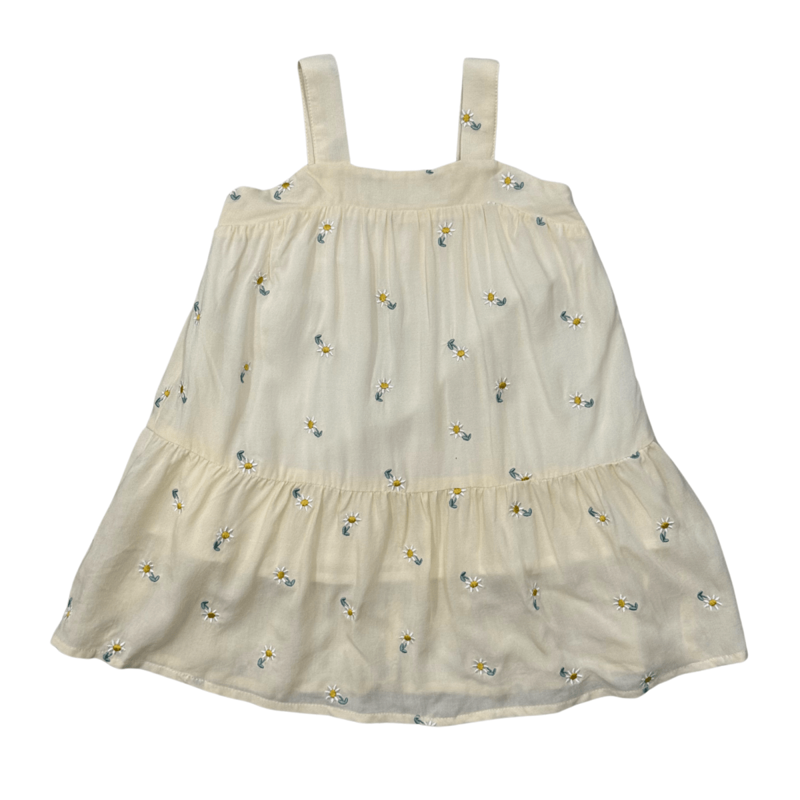 Babysprouts Wide Strap Dress - Embroidery Floral - Flying Ryno