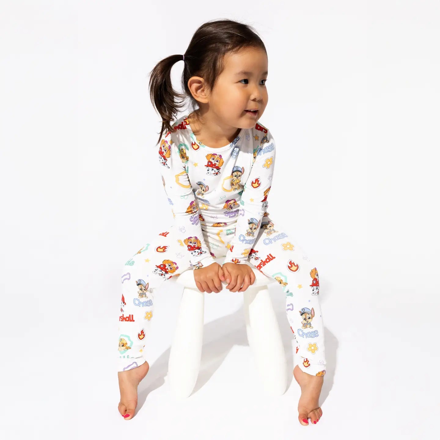 Bellabu Bear Paw Patrol: Playful Pups Bamboo Kids Pajamas - Flying Ryno