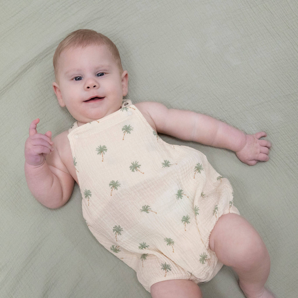 Angel Dear Sunsuit, Palm Trees