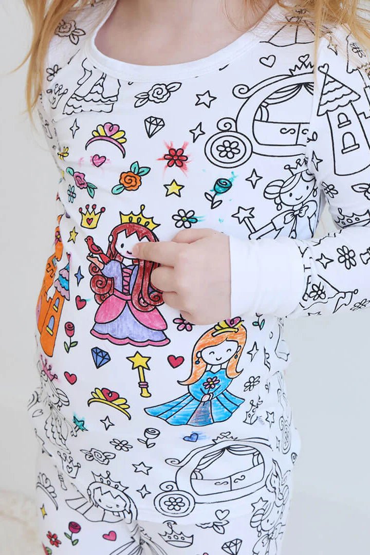 Caden Lane All Colorable Pajama Prints | Two Piece Set Far Far Away - Flying Ryno