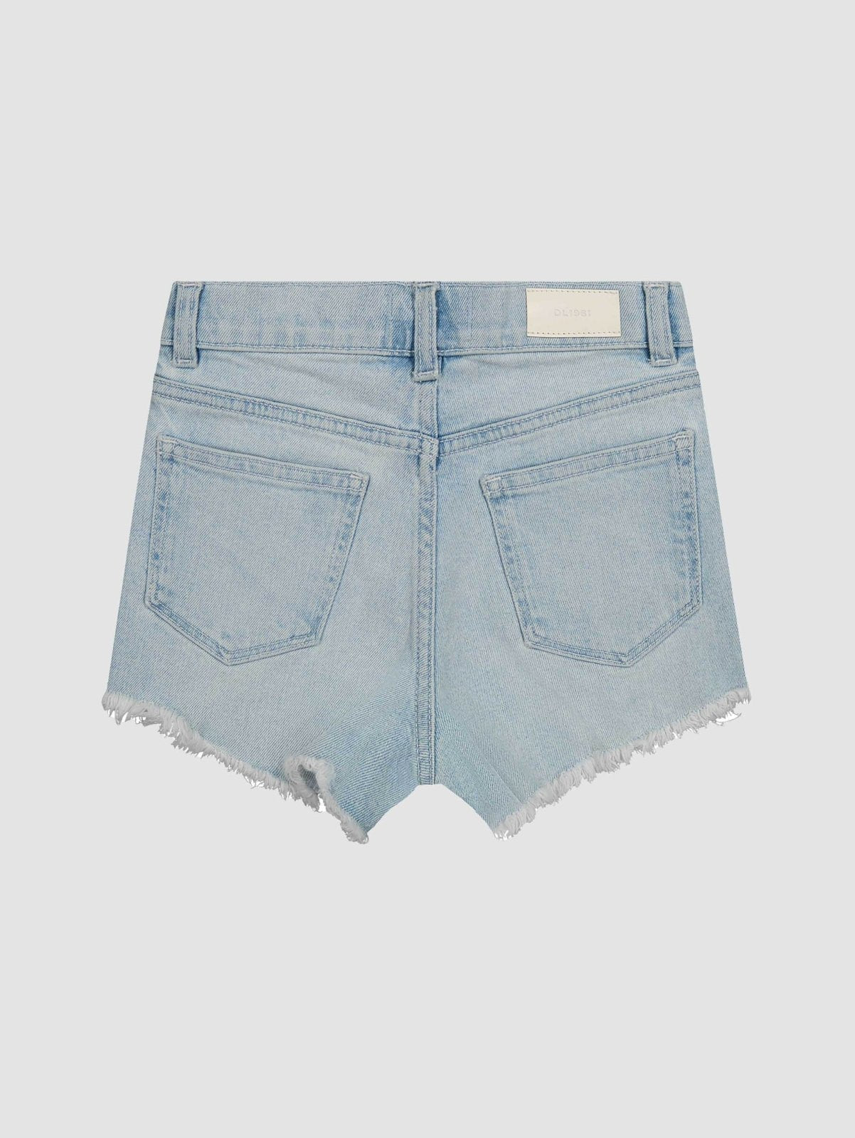 DL1961 Lucy Shorts High Rise, Poolside Frayed - Flying Ryno