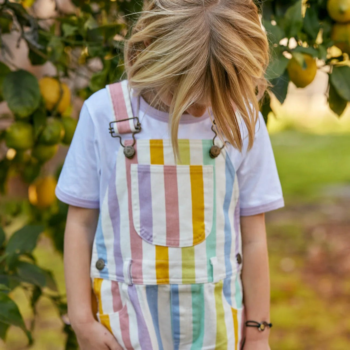 Dotty Dungarees Classic Wide Strap Overalls, Multicolor - Flying Ryno