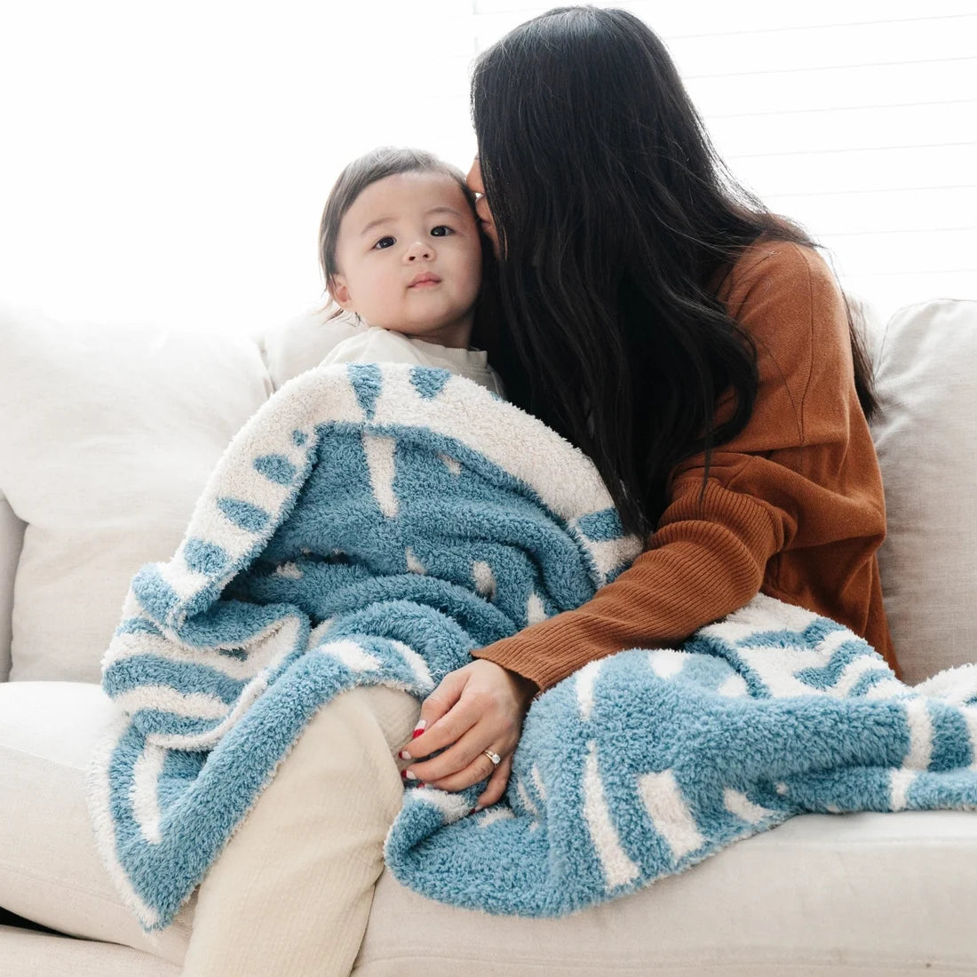 Saranoni Double-Layer Bamboni®  Receiving Blanket, Triangle