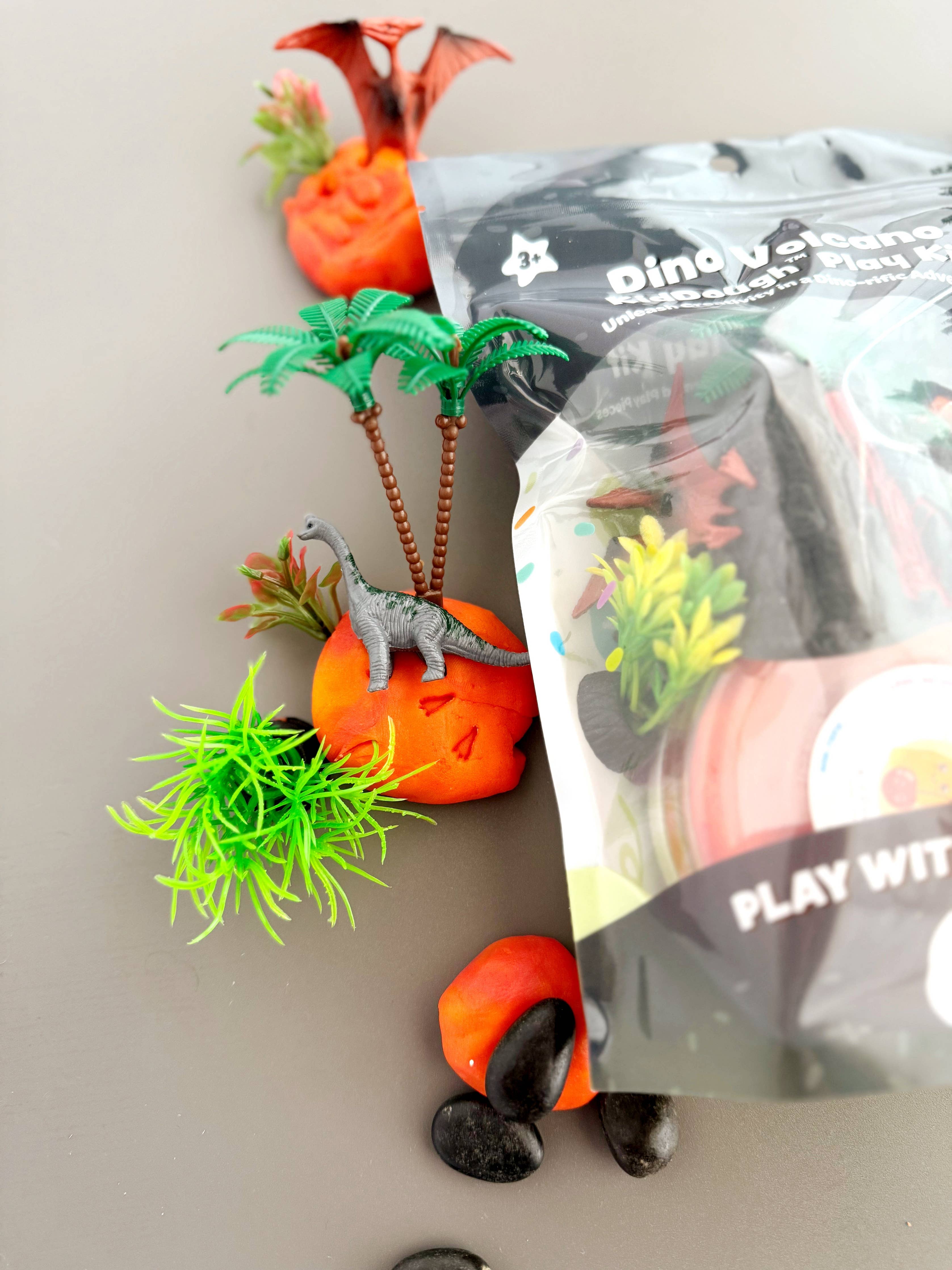 Dino Volcano KidDough Play Kit - Flying Ryno