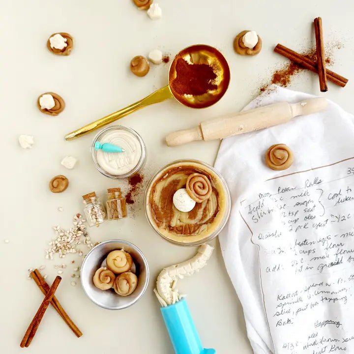 Earth Grown KidDough Cinnamon Roll Kiddough Play Kit - Flying Ryno