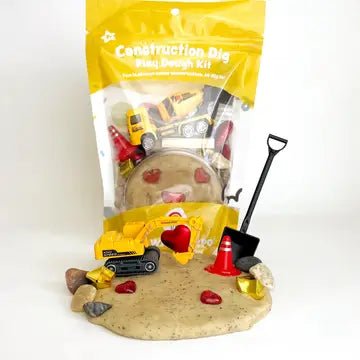 Earth Grown KidDough Valentines "I Dig You" Construction Kiddough Play Kit - Flying Ryno