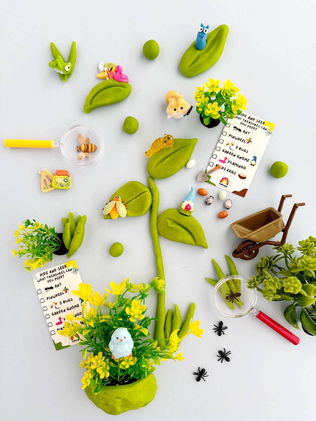 Earth Grown KidDoughs Backyard Bug Seek 'n Find KidDough Play Kit - Flying Ryno