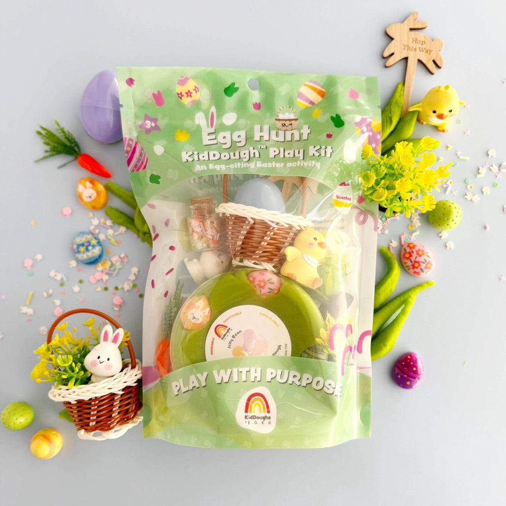 Earth Grown KidDoughs Egg Hunt KidDough Play Kit - Flying Ryno
