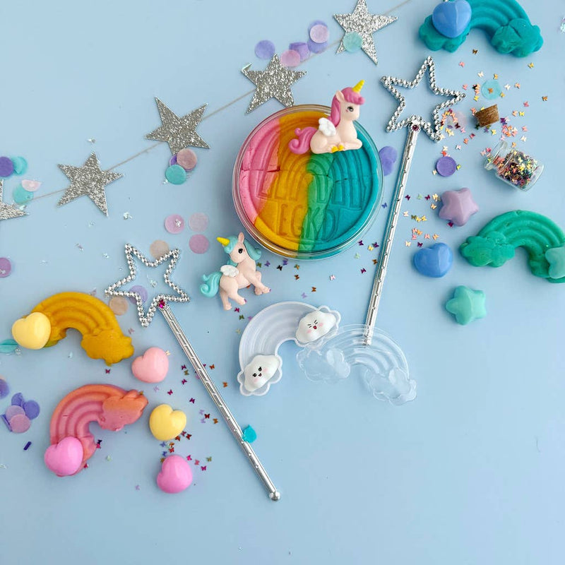 Earth Grown KidDoughs Unicorn (Rainbow Sherbet) Kiddough Play Kit - Flying Ryno