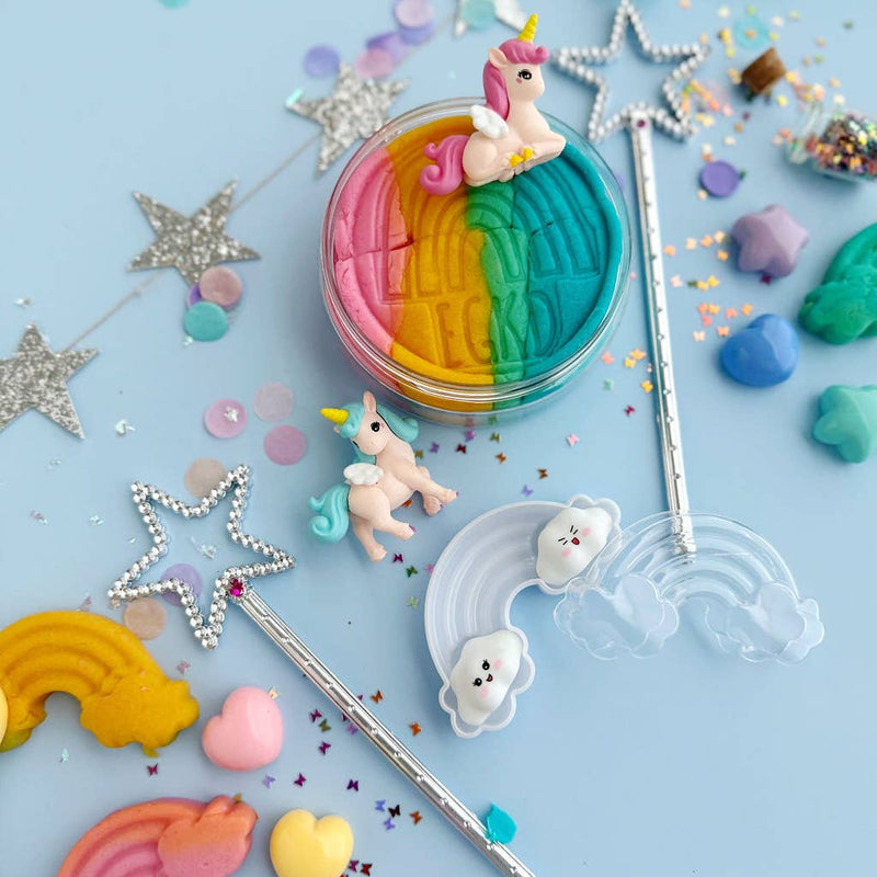 Earth Grown KidDoughs Unicorn (Rainbow Sherbet) Kiddough Play Kit - Flying Ryno
