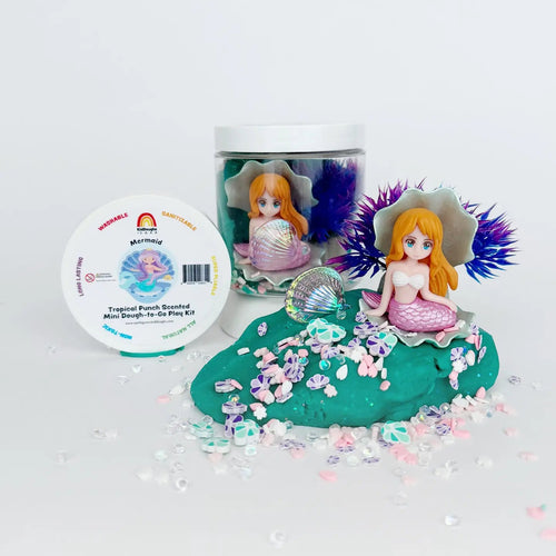 Earth Grown Kidsdough Mermaid Mini Dough - To - Go - Flying Ryno