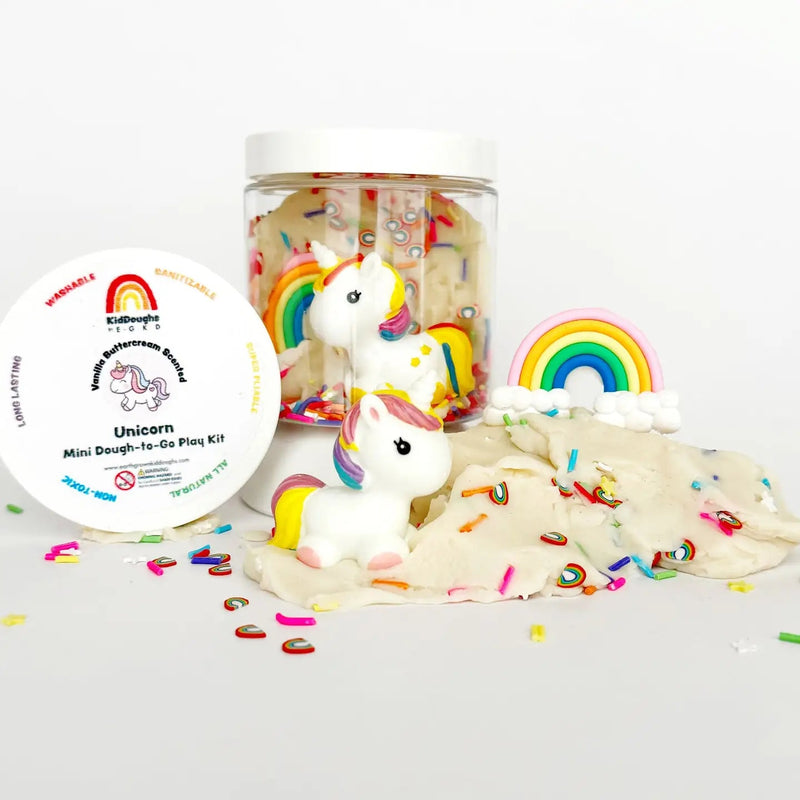 Earth Grown Kidsdough Unicorn Mini Dough - To - Go - Flying Ryno