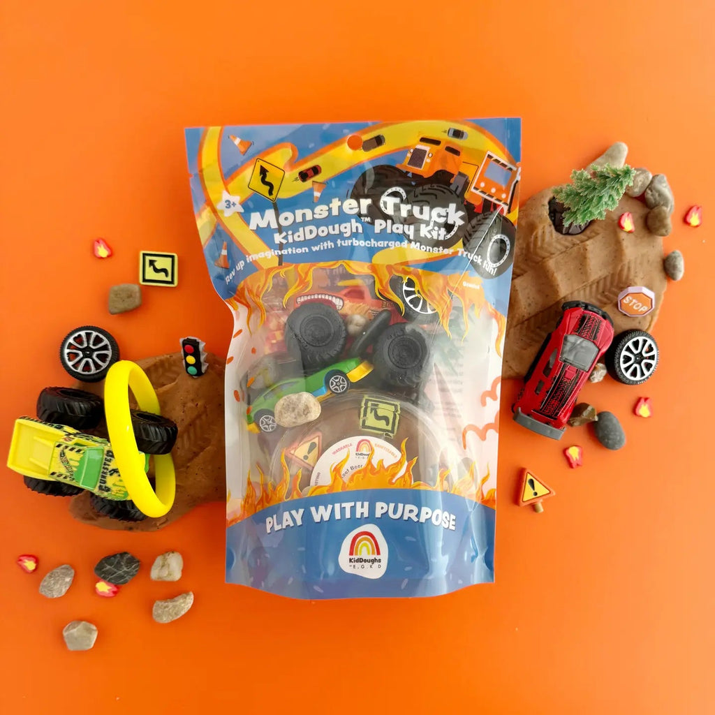 Earth Grown KidsDoughs Monster Truck Kiddough Play Kit - Flying Ryno