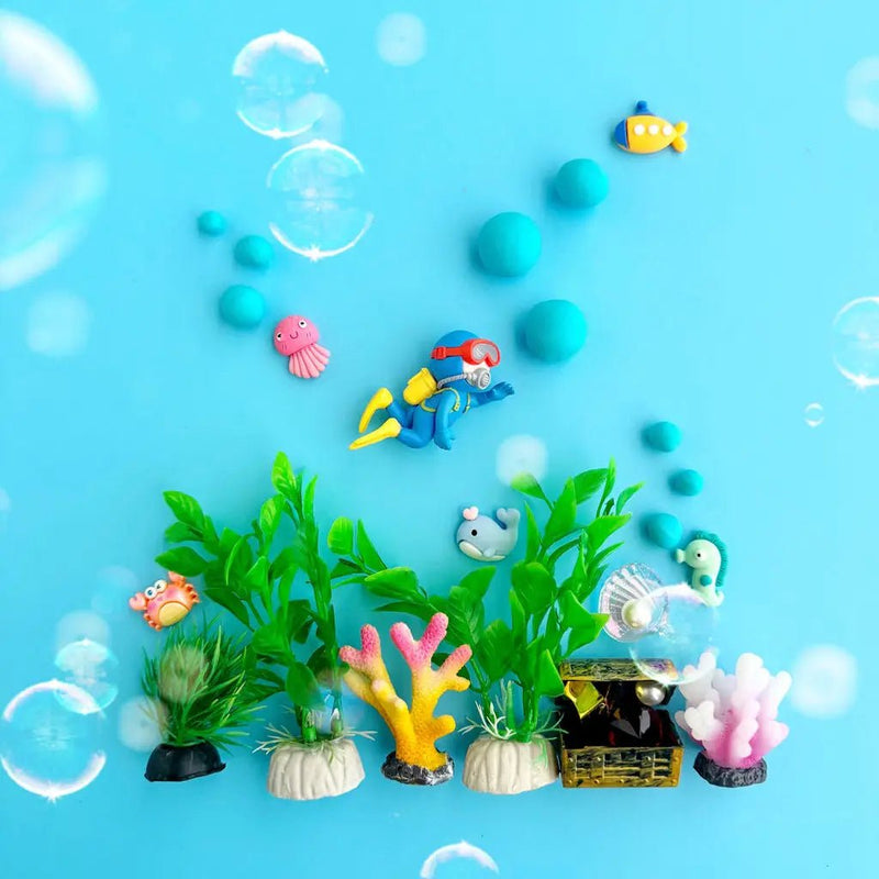 Earth Grown KidsDoughs Ocean Explorer (Blue Hawaiian) Kiddough Play Kit - Flying Ryno