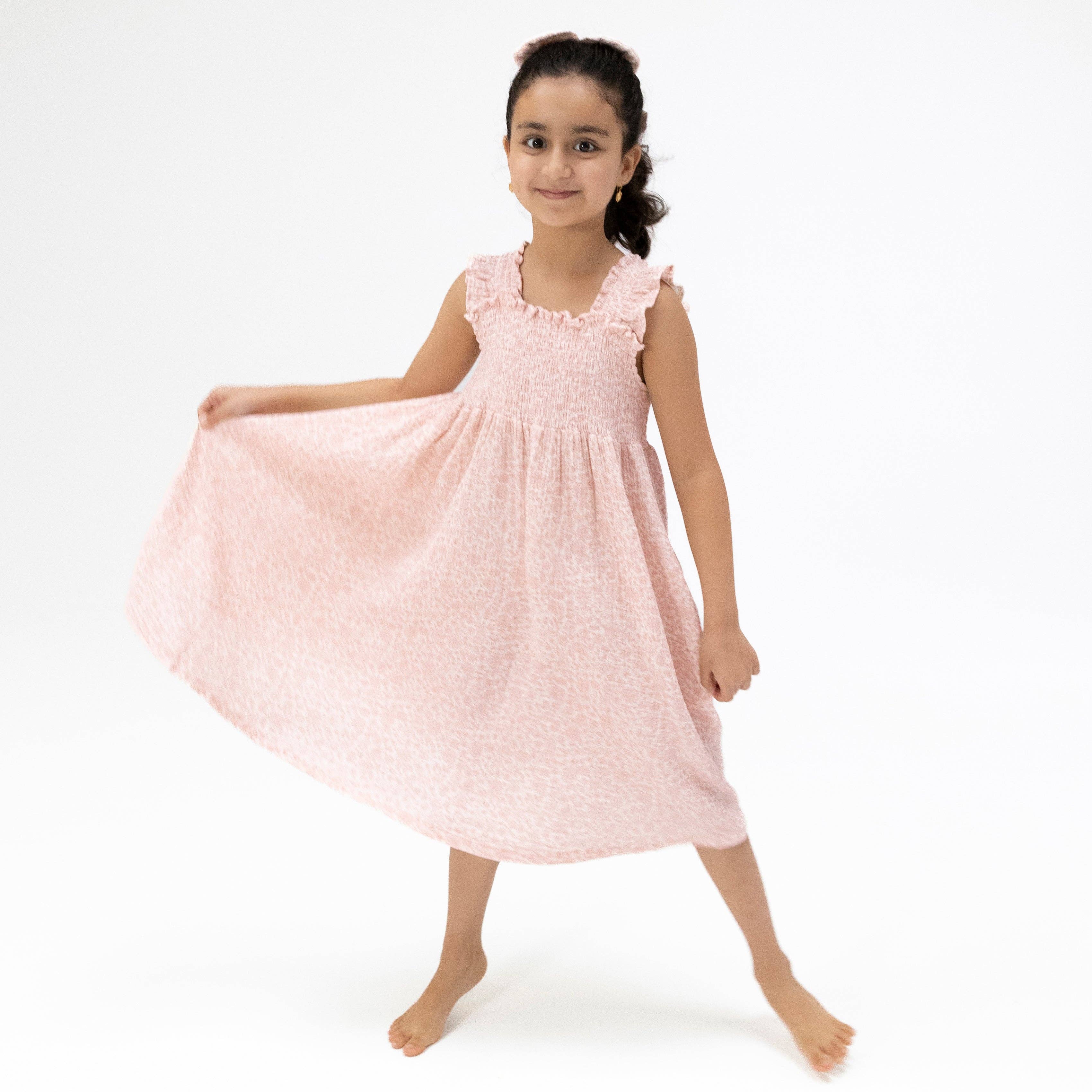 Angel Dear Smocked Sundress with Bloomer, Harper Floral
