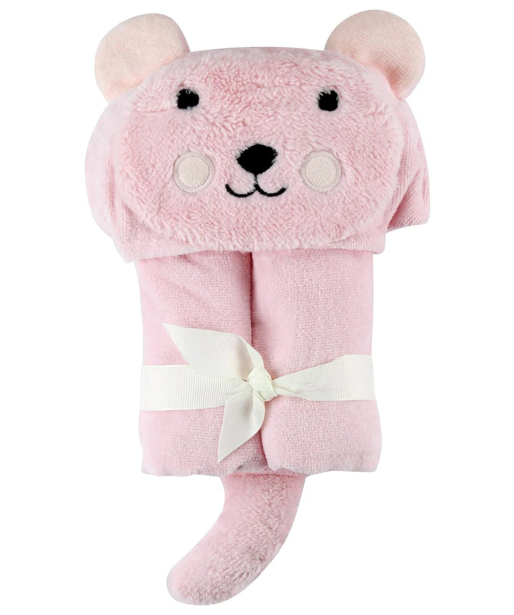 Elegant Baby Bear Hooded Baby Bath Wrap - Flying Ryno