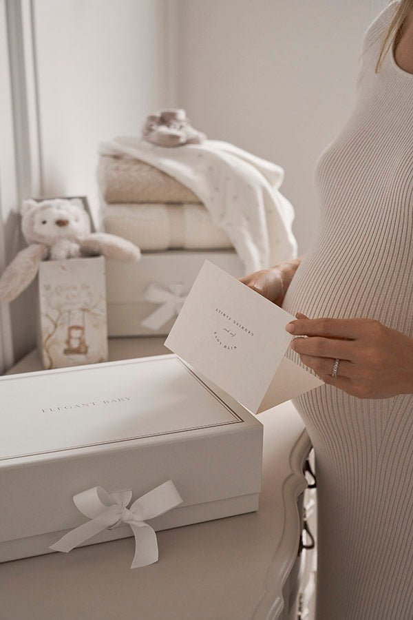Elegant Baby Newborn Pink Swan Print Organic Cotton Pointelle Layette 3 Pc Gift Set - Flying Ryno