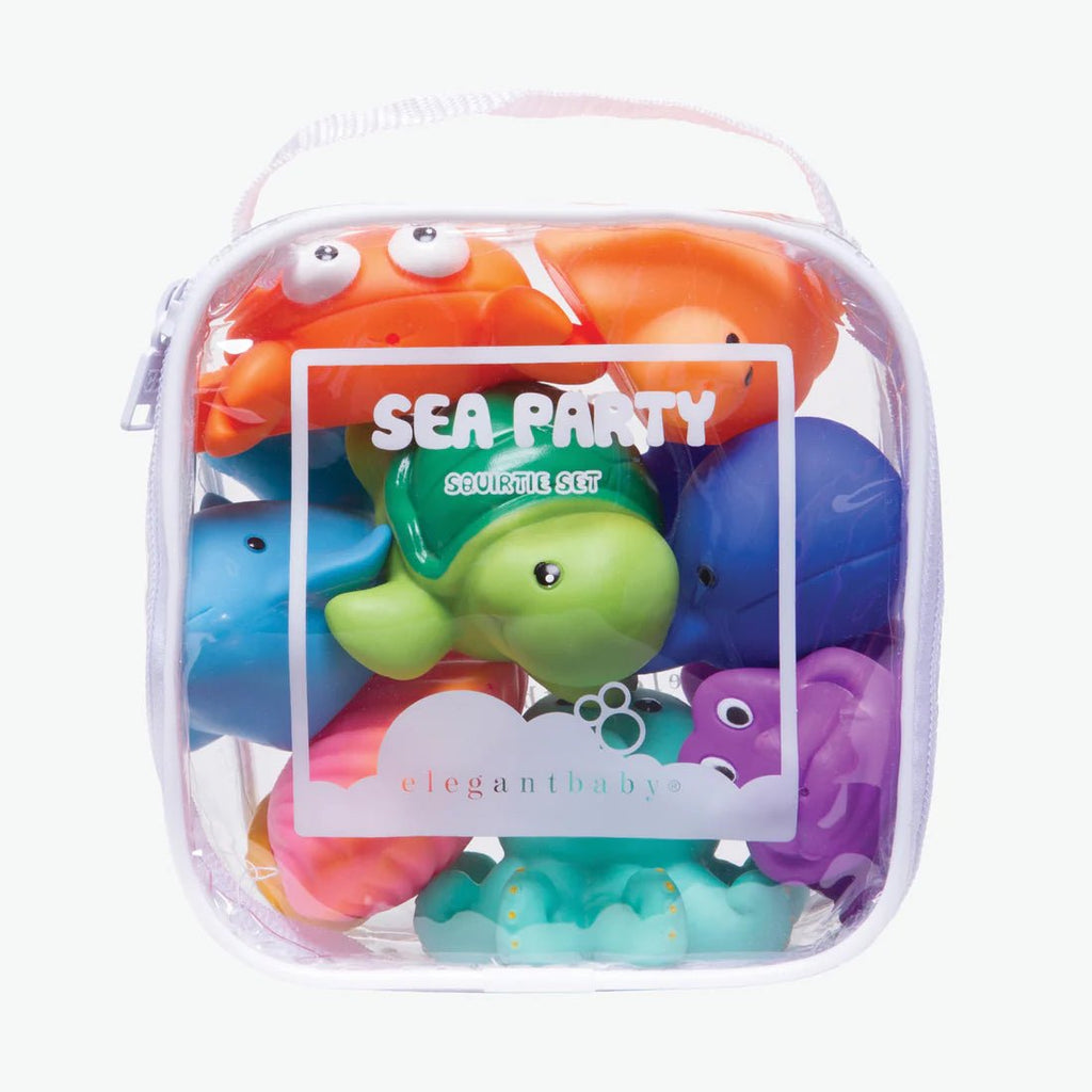 Elegant Baby Sea Party Squirtie Baby Bath Toys - Flying Ryno