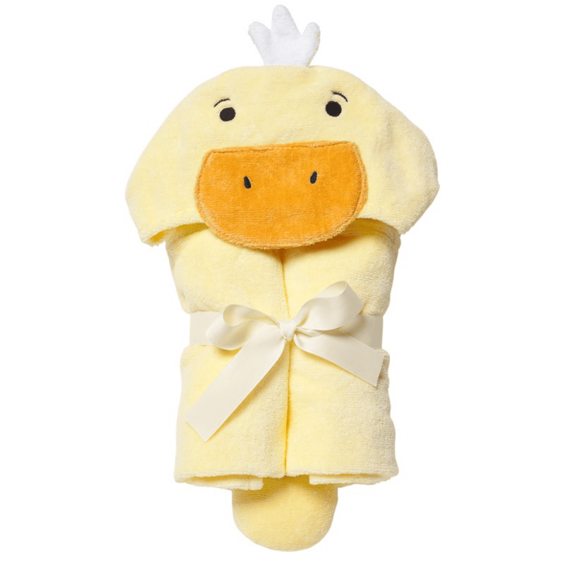 Elegant Baby Yellow Duckie Hooded Baby Bath Wrap - Flying Ryno
