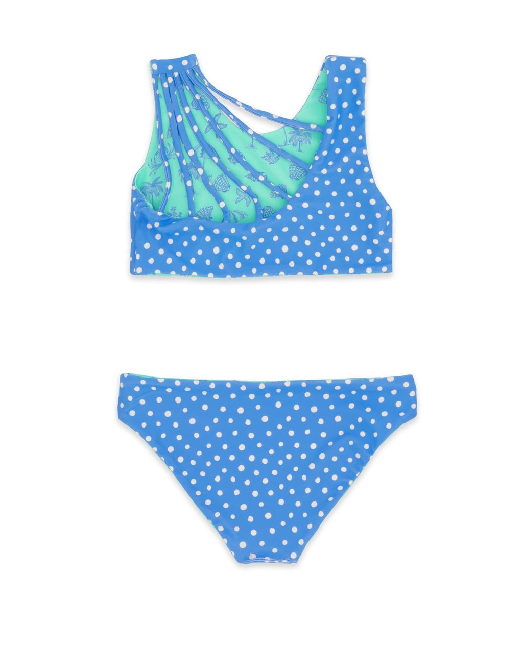 Feather 4 Arrow Summer Sun Reversible Bikini, Aqua Crystal - Flying Ryno