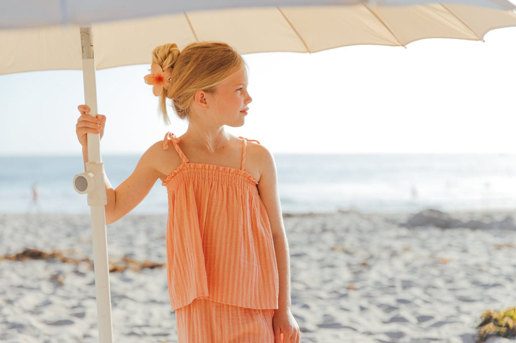 Feather 4 Arrow Swing Tank & Salty Short Set - Papaya - Flying Ryno