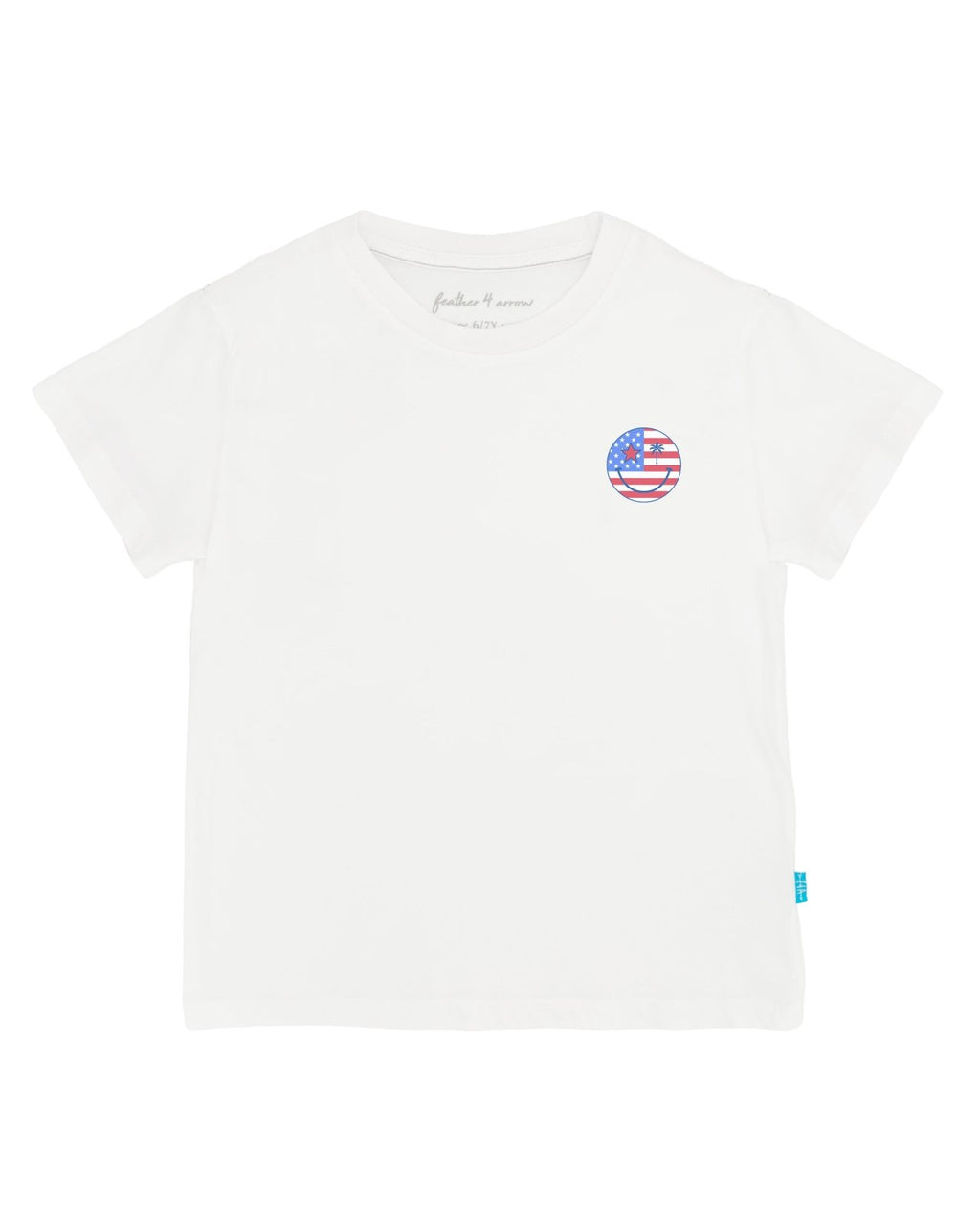 Feather 4 Arrow Vintage Tee - White - Flying Ryno
