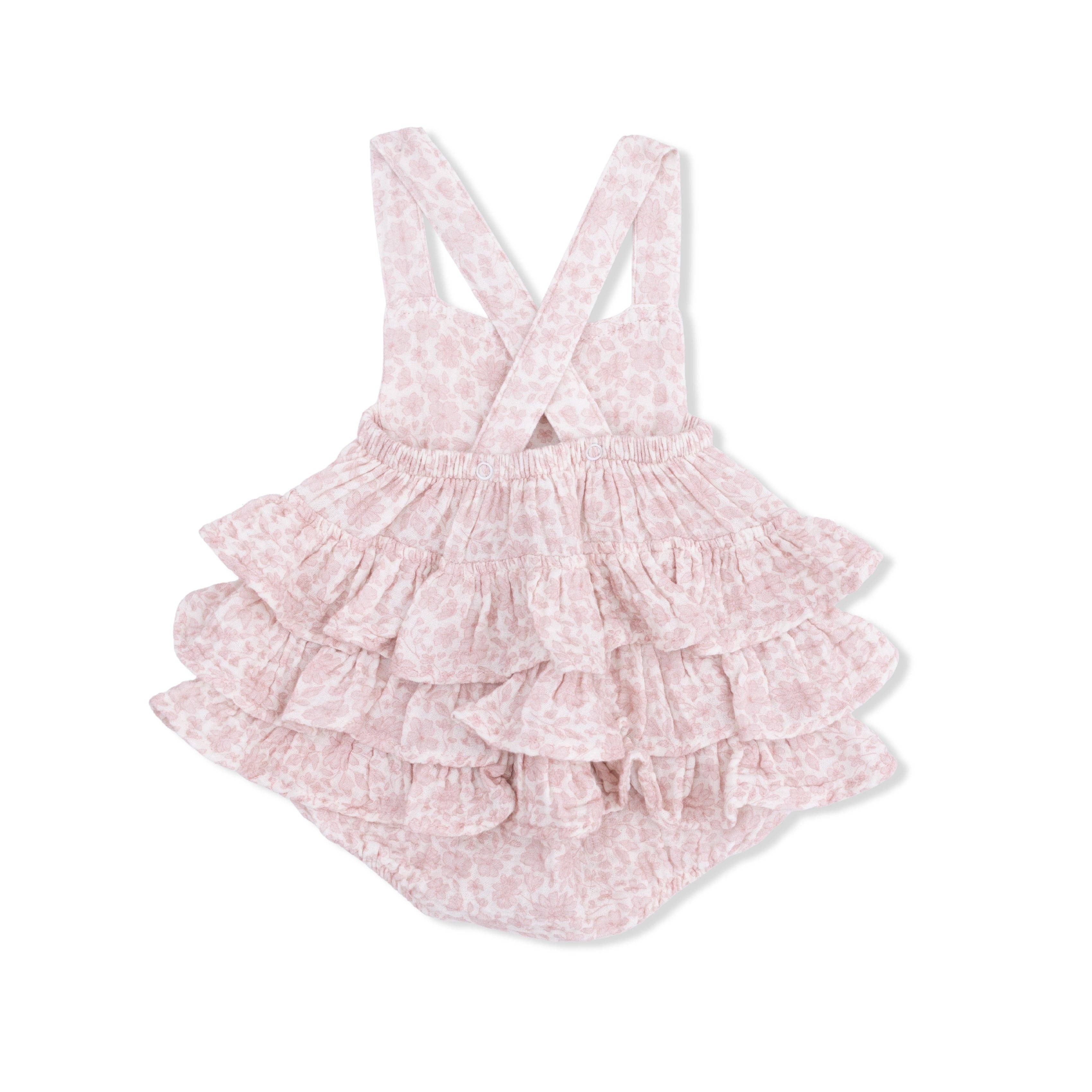 Angel Dear Ruffle Sunsuit, Harper Floral