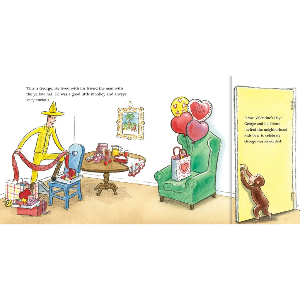 HarperCollins Happy Valentine's Day, Curious George! : H. A. Rey - Flying Ryno