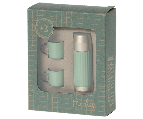 Maileg Thermos and Cups - Mint - Flying Ryno