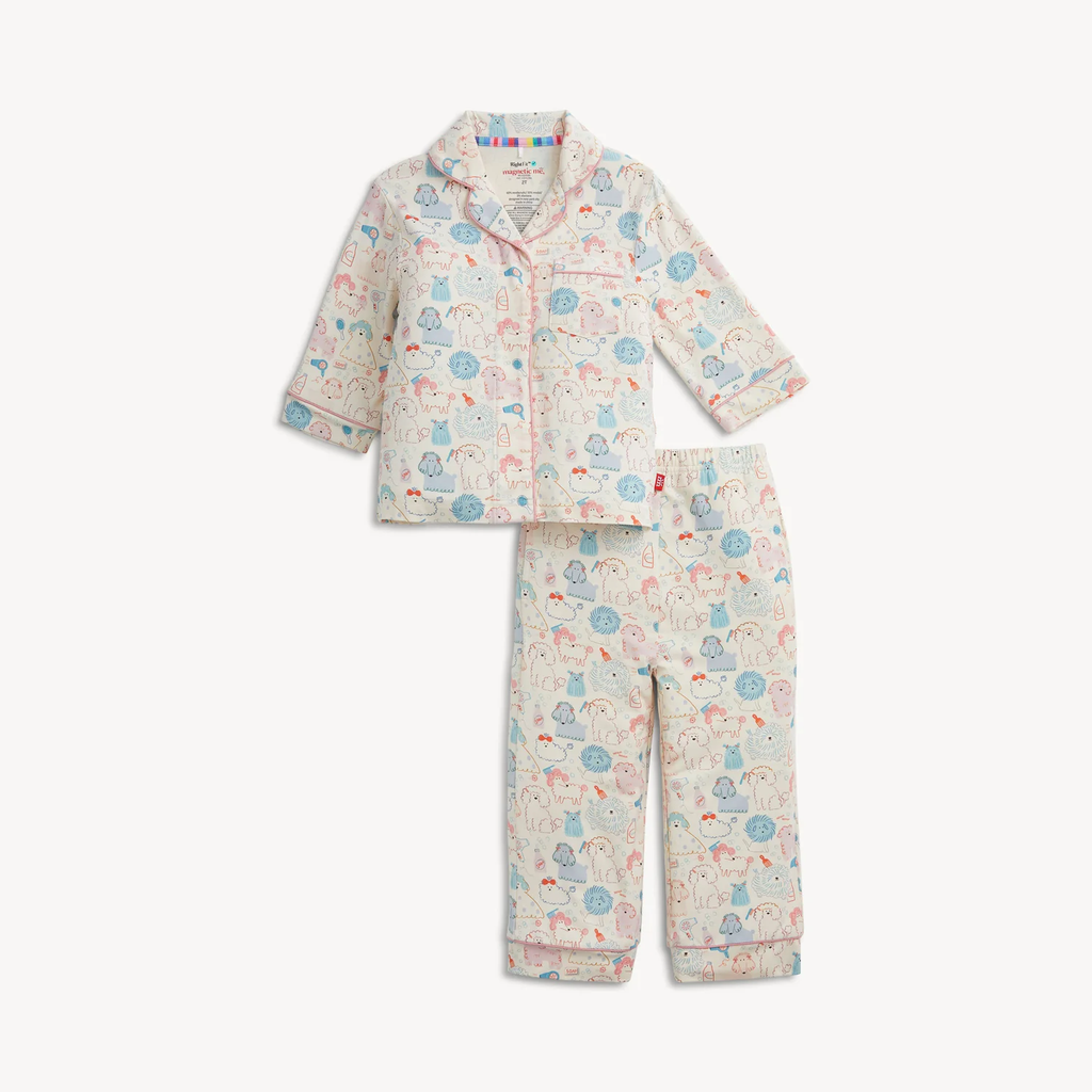 Magnetic Me Classic with a Twist PJ Set, Poodle Pawlor