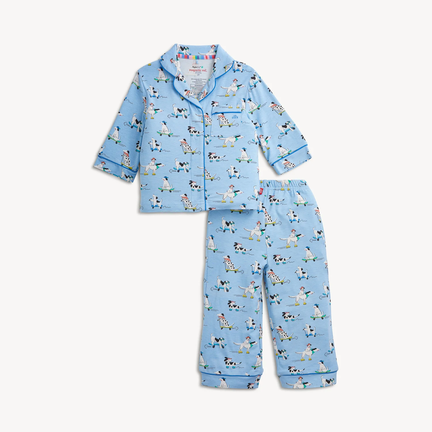 Magnetic Me Classic with a Twist PJ Set, Ruff Riders