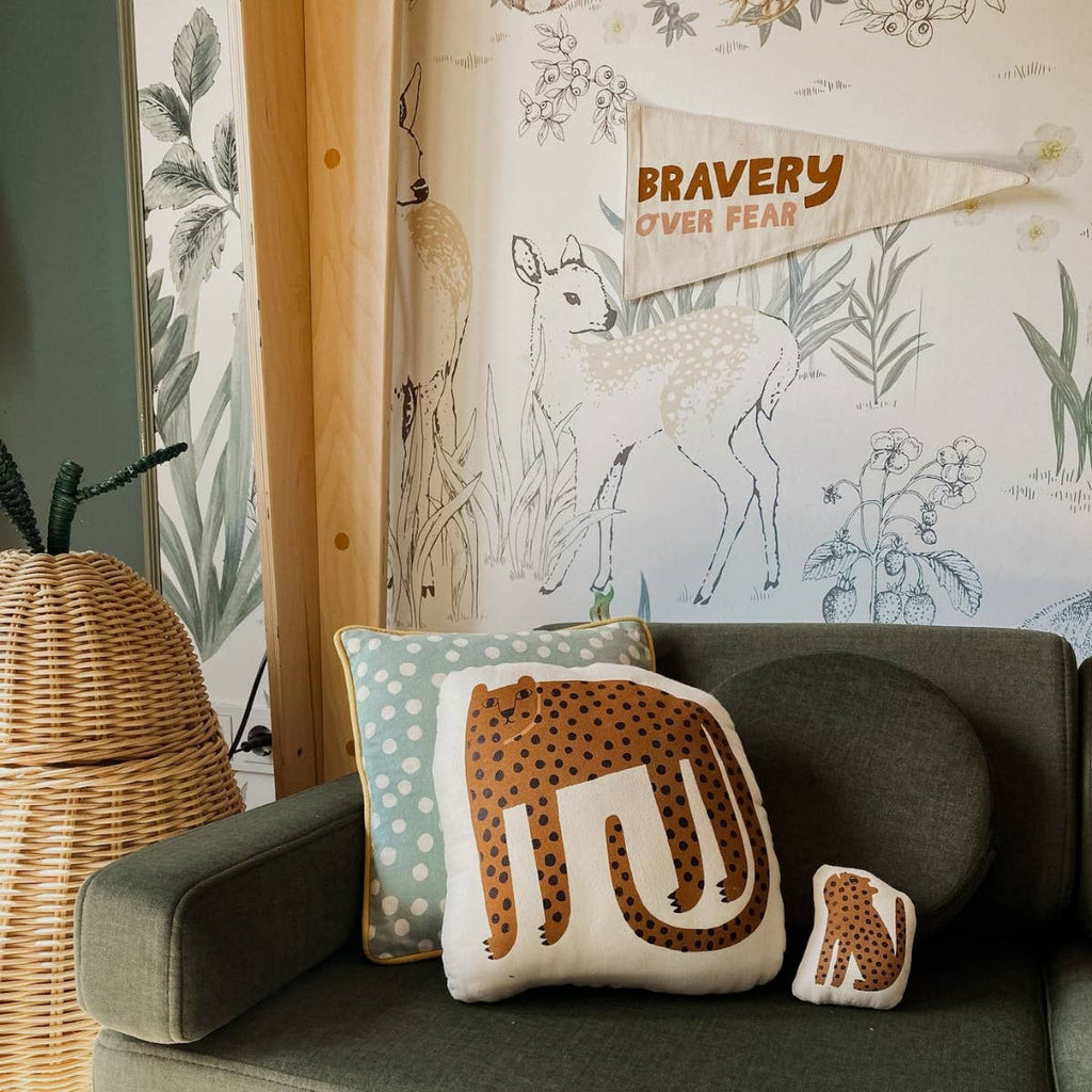 Imani Collective Bravery Over Fear Canvas Pennant - Flying Ryno