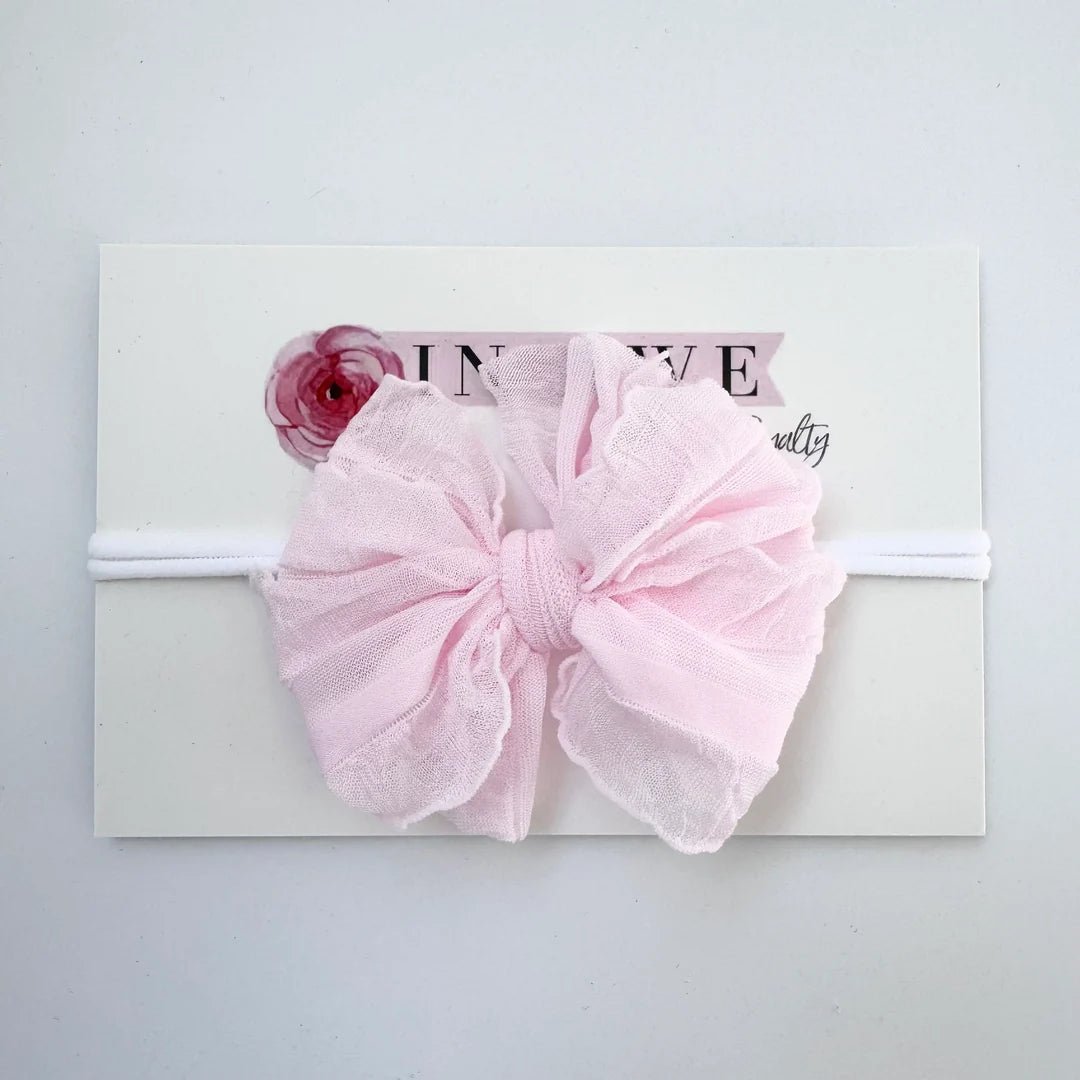 In Awe by Rockin' Royalty Mini Headband, Perfect Pink - Flying Ryno