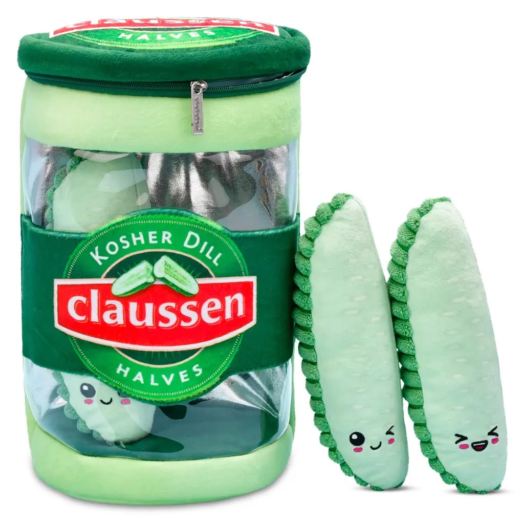 Iscream Claussen Pickles Packaging Plush - Flying Ryno