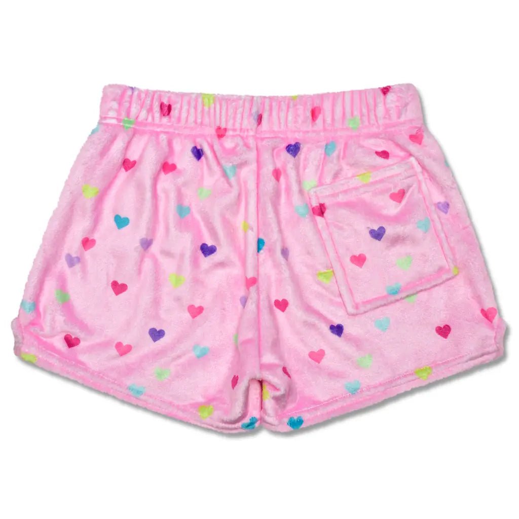 Iscream Heart Confetti Plush Shorts - Flying Ryno