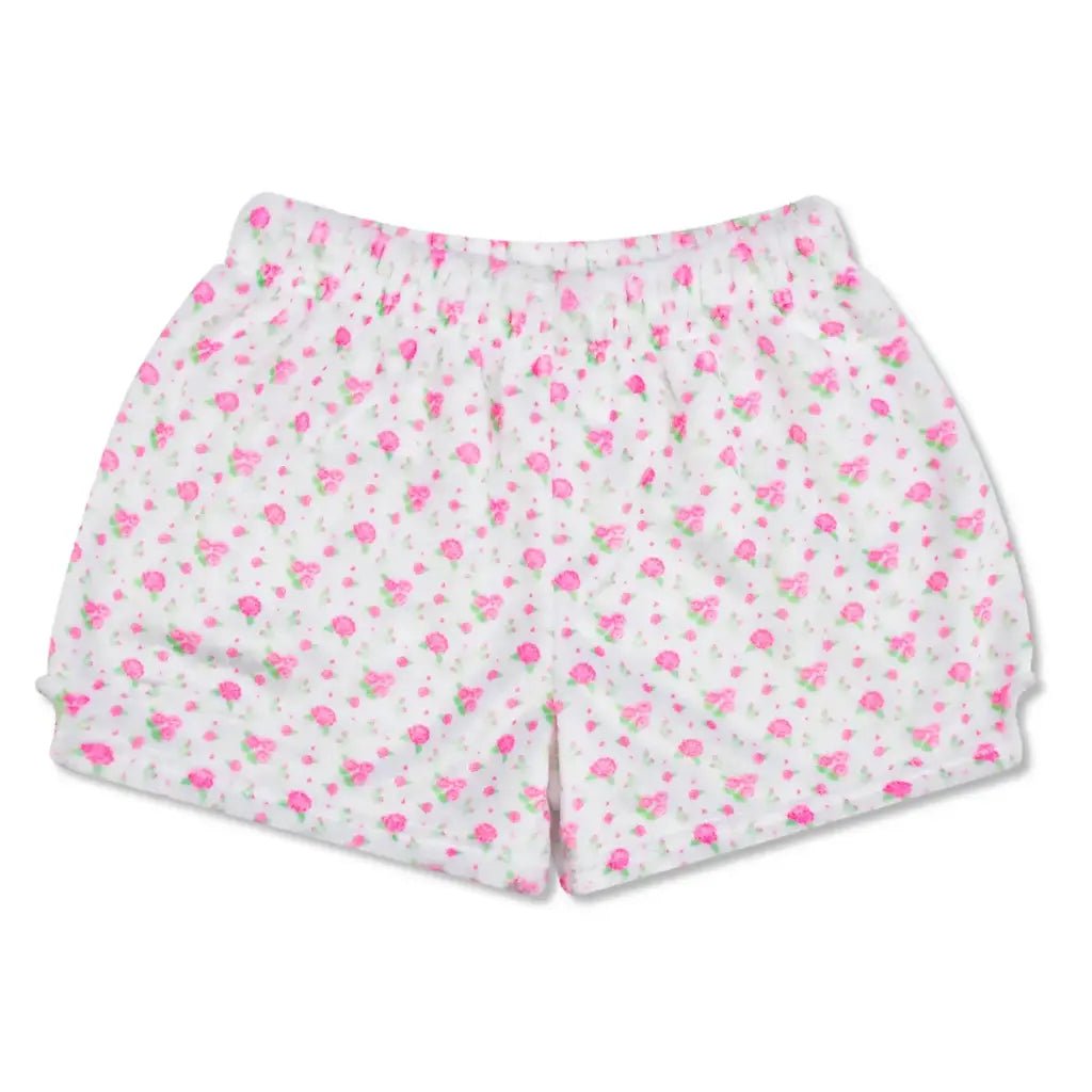 Iscream Pretty in White Plush Shorts - Flying Ryno