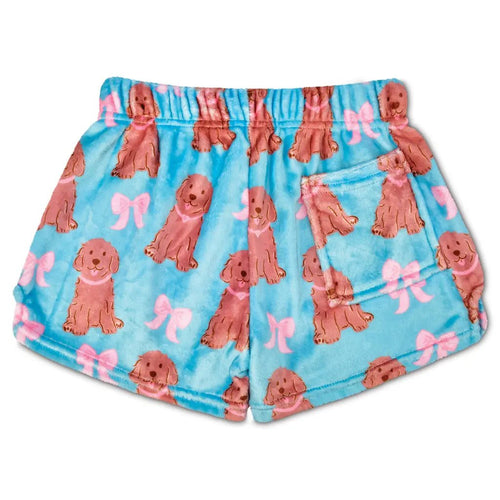 Iscream Pretty Pups Plush Shorts - Flying Ryno