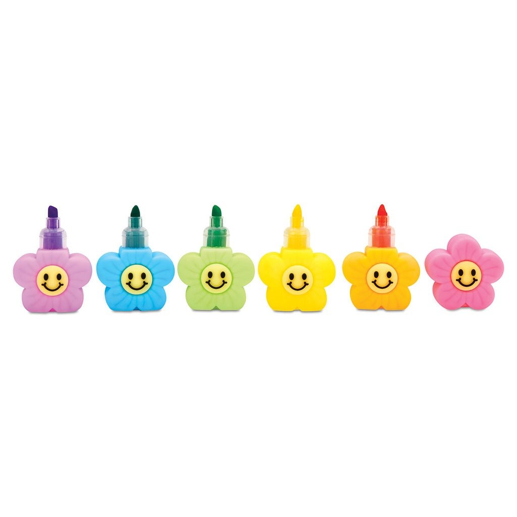Iscream Smile Flower Stackable Markers - Flying Ryno
