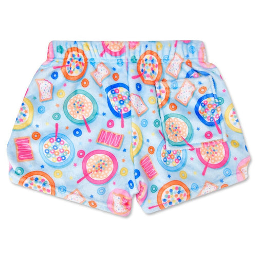 Iscream Sweet Cereal Plush Shorts - Flying Ryno