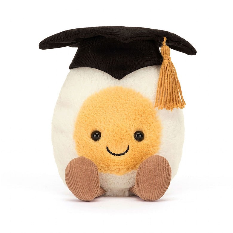 Jellycat Amuseables Boiled Egg Graduation - Flying Ryno