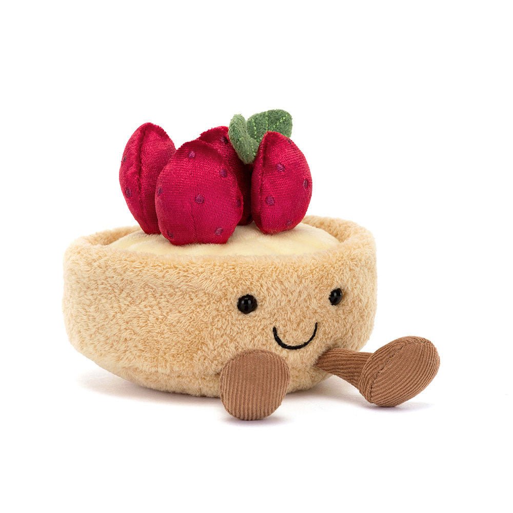Jellycat Amuseables Fleurette Tarte Aux Fraises - Flying Ryno