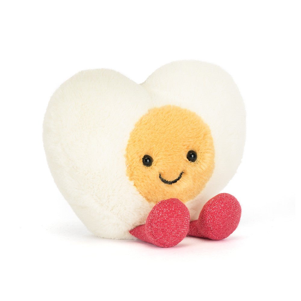Jellycat Amuseables Heart Boiled Egg - Flying Ryno