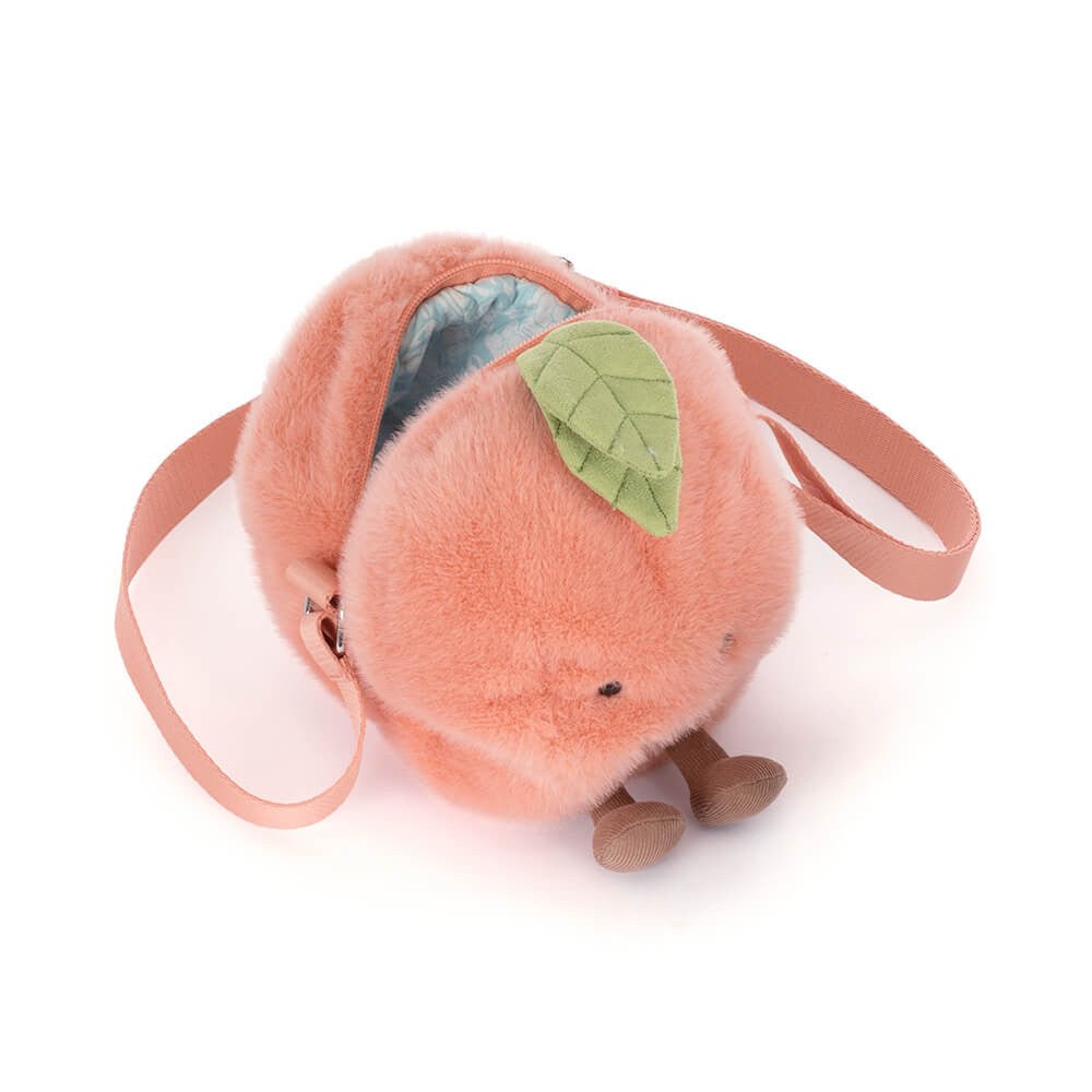 Jellycat Amuseables Peach Shoulder Bag - Flying Ryno