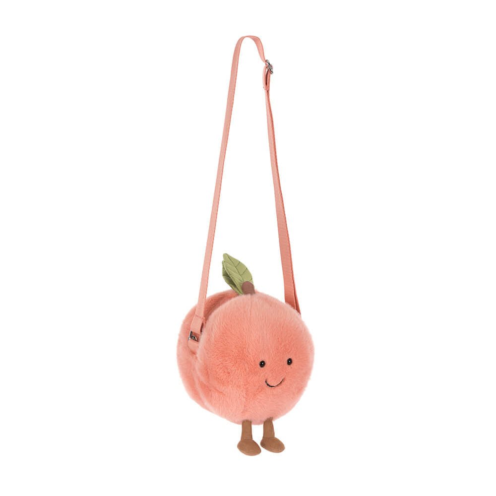 Jellycat Amuseables Peach Shoulder Bag - Flying Ryno