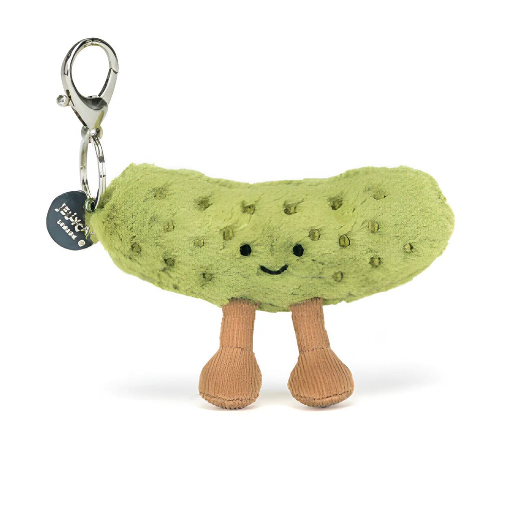 Jellycat Amuseables Pickle Bag Charm - Flying Ryno
