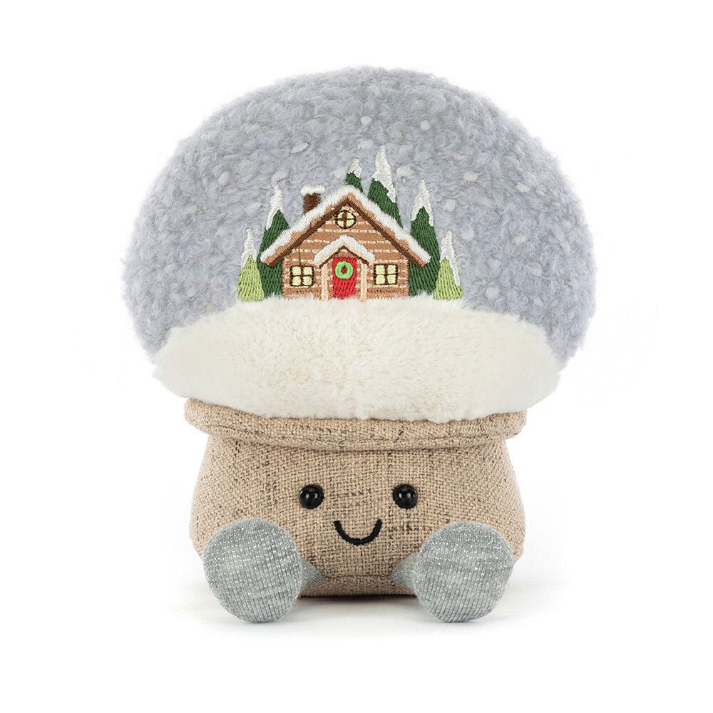 Jellycat Amuseables Snow Globe - Flying Ryno