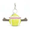 Jellycat Amuseables Sports Tennis Bag Charm - Flying Ryno