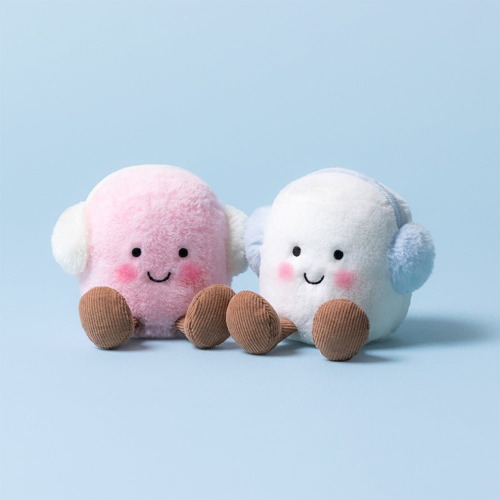 Jellycat Amuseables Toastie Pink and White Marshmallows - Flying Ryno