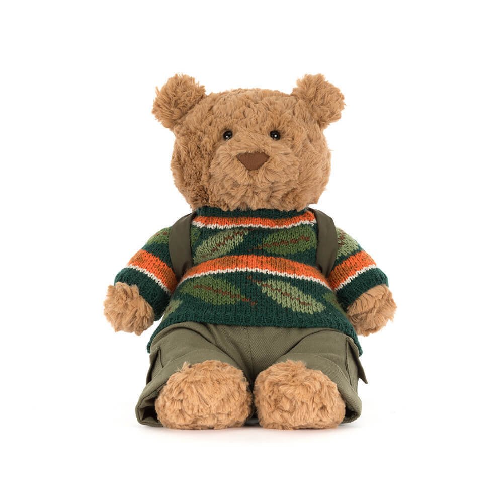 Jellycat Bartholomew Bear Hiking Outfit - Flying Ryno
