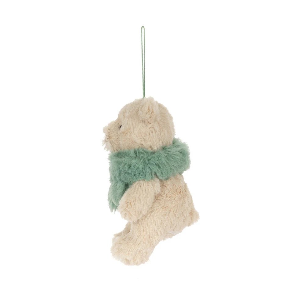 Jellycat Bartholomew Bear Jr. Winter Warmer Decoration - Flying Ryno